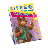 Citesc pe silabe. Colorez. Ursul păcălit de vulpe (vol.8)